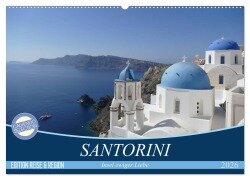 Santorini - Insel ewiger Liebe (Wandkalender 2026 DIN A2 quer), CALVENDO Monatskalender - Kunstmotivation Gbr Cristina Wilson