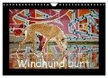 Windhund bunt (Wandkalender 2024 DIN A4 quer), CALVENDO Monatskalender - Kathrin Köntopp