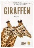 Emotionale Momente: Giraffen, die höchsten Tiere der Welt. (Tischkalender 2024 DIN A5 hoch), CALVENDO Monatskalender - Ingo Gerlach