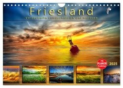 Friesland, verzauberte Landschaft an der Nordsee (Wandkalender 2025 DIN A4 quer), CALVENDO Monatskalender - Peter Roder