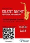 Saxophone Quartet "Silent Night" score - Franz Xaver Gruber