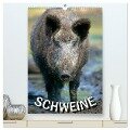 Schweine 2024 (hochwertiger Premium Wandkalender 2024 DIN A2 hoch), Kunstdruck in Hochglanz - 