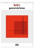 GeoArt - geometrische Formen (Tischkalender 2024 DIN A5 hoch), CALVENDO Monatskalender - Franco Tessarolo