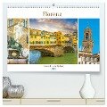 Florenz - Reiseziel in der Toskana (hochwertiger Premium Wandkalender 2025 DIN A2 quer), Kunstdruck in Hochglanz - Nina Schwarze