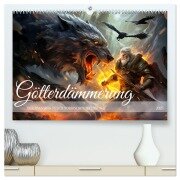 Götterdämmerung - Der Ragnarök in der nordischen Mythologie (hochwertiger Premium Wandkalender 2025 DIN A2 quer), Kunstdruck in Hochglanz - Anja Frost