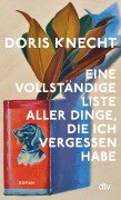 Cover-Bild zum Titel 'Eine vollständige Liste aller Dinge, die ich vergessen habe' von 'Doris Knecht'