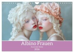 Albino Frauen - Kunstvolle Werke (Wandkalender 2026 DIN A4 quer), CALVENDO Monatskalender - Liselotte Brunner-Klaus