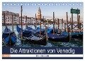 Die Attraktionen von Venedig (Tischkalender 2024 DIN A5 quer), CALVENDO Monatskalender - Melanie Viola