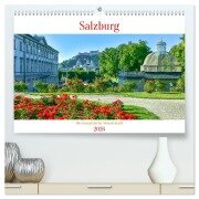 Salzburg - Die romantische Mozartstadt (hochwertiger Premium Wandkalender 2026 DIN A2 quer), Kunstdruck in Hochglanz - Bettina Hackstein