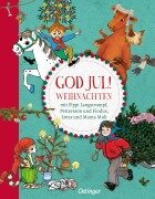 Cover-Bild zum Titel 'God Jul! Weihnachten mit Pippi Langstrumpf, Pettersson und Findus, Lotta und Mama Muh' von 'Sven Nordqvist, Astrid Lindgren, Jujja Wieslander'