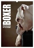 Boxer - Charmante Charakterköpfe (Wandkalender 2025 DIN A3 hoch), CALVENDO Monatskalender - Jana Behr
