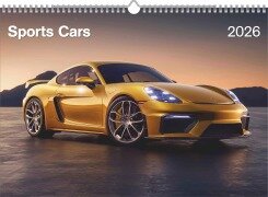 Cover-Bild zum Titel 'Sports Cars 2026 - Foto-Kalender - Wand-Kalender - 42x29,7 - Autos' von ''