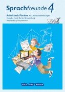 Cover-Bild zum Titel 'Sprachfreunde 4. Schuljahr - Ausgabe Nord (Berlin, Brandenburg, Mecklenburg-Vorpommern) - Fördern' von 'Katrin Junghänel, Susanne Kelch, Andrea Knöfler'