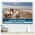 Australian Shepherd 2025 (hochwertiger Premium Wandkalender 2025 DIN A2 quer), Kunstdruck in Hochglanz - Annett Mirsberger
