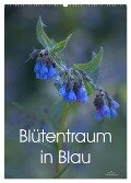 Blütentraum in Blau (Wandkalender 2024 DIN A2 hoch), CALVENDO Monatskalender - Ulrike Adam