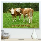 Die Welt der Kühe (hochwertiger Premium Wandkalender 2025 DIN A2 quer), Kunstdruck in Hochglanz - Kattobello Kattobello