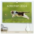 Kätzchen 2024 (hochwertiger Premium Wandkalender 2024 DIN A2 quer), Kunstdruck in Hochglanz - Leoba Leoba