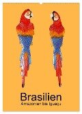 Brasilien - Amazonien bis Iguaçu (Wandkalender 2024 DIN A2 hoch), CALVENDO Monatskalender - Rudolf Blank
