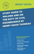 Cover-Bild zum Titel 'Study Guide to Walden and On the Duty of Civil Disobedience by Henry David Thoreau' von ''
