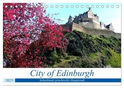 City of Edinburgh - Schottlands prachtvolle Hauptstadt (Tischkalender 2025 DIN A5 quer), CALVENDO Monatskalender - Henning von Löwis of Menar