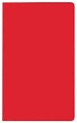 Taschenkalender Pluto geheftet PVC rot 2026 - 