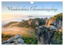Wunderschönes Elbsandsteingebirge (Wandkalender 2025 DIN A4 quer), CALVENDO Monatskalender - Michael Valjak