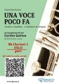 Bb Clarinet 1 (solo) part of "Una voce poco fa" for Clarinet Quintet - Gioacchino Rossini, a cura di Francesco Leone