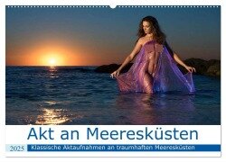 Akt an wilden Meeresküsten (Wandkalender 2025 DIN A2 quer), CALVENDO Monatskalender - Martin Zurmühle