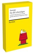 Cover-Bild zum Titel 'Snoopy für alle Lebenslagen. 52 Karten mit Antworten auf die großen und kleinen Fragen des Alltags (Kartenbox)' von 'Charles M. Schulz'
