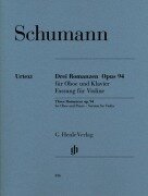 Cover-Bild zum Titel 'Schumann, Robert - Drei Romanzen op. 94 für Oboe und Klavier' von 'Robert Schumann'