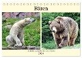 Bären - Der Eisbär und der Kamtschatka-Braunbär (Tischkalender 2024 DIN A5 quer), CALVENDO Monatskalender - Arno Klatt