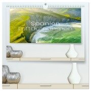 Spanien Luftaufnahmen (hochwertiger Premium Wandkalender 2026 DIN A2 quer), Kunstdruck in Hochglanz - Happy Monkey