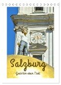 Salzburg - Gesichter einer Stadt (Tischkalender 2024 DIN A5 hoch), CALVENDO Monatskalender - Bettina Hackstein