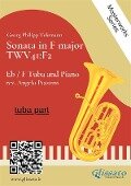 (tuba part) Sonata in F major - Eb/F Tuba and Piano - Angelo Piazzini, Georg Philipp Telemann