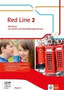 Cover-Bild zum Titel 'Red Line 2. Workbook mit Audios und Vokabelübungssoftware Klasse 6.  Ausgabe Bayern' von ''