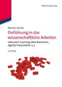 Cover-Bild zum Titel 'Einführung in das wissenschaftliche Arbeiten' von 'Werner Sesink'