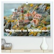Weltreise im Kleinforma (hochwertiger Premium Wandkalender 2025 DIN A2 quer), Kunstdruck in Hochglanz - Ally Bee