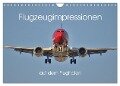 Flugzeugimpressionen auf dem Flughafen (Wandkalender 2025 DIN A4 quer), CALVENDO Monatskalender - Matthias Merz