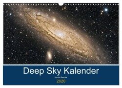 Cover-Bild zum Titel 'Deep Sky Kalender (Wandkalender 2026 DIN A3 quer), CALVENDO Monatskalender' von 'Harald Becher'