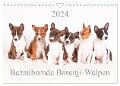 Bezaubernde Basenji-Welpen (Wandkalender 2024 DIN A4 quer), CALVENDO Monatskalender - Angelika Joswig