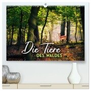 Die Tiere des Waldes (hochwertiger Premium Wandkalender 2026 DIN A2 quer), Kunstdruck in Hochglanz - Happy Monkey
