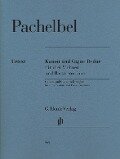 Pachelbel, Johann - Kanon und Gigue D-dur für drei Violinen und Basso continuo - Johann Pachelbel