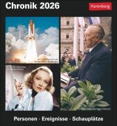 Cover-Bild zum Titel 'Chronik Tagesabreißkalender 2026 - Kulturkalender - Personen, Ereignisse, Schauplätze' von 'Berthold Budde'