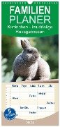 Familienplaner 2024 - Kaninchen - knuddelige Hausgenossen mit 5 Spalten (Wandkalender, 21 x 45 cm) CALVENDO - Fotodesign Verena Scholze