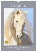 Caballos - Die schönen Pferde Spaniens (Wandkalender 2025 DIN A3 hoch), CALVENDO Monatskalender - Petra Eckerl Tierfotografie