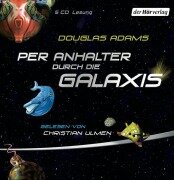 Cover-Bild zum Titel 'Per Anhalter durch die Galaxis' von 'Douglas Adams'