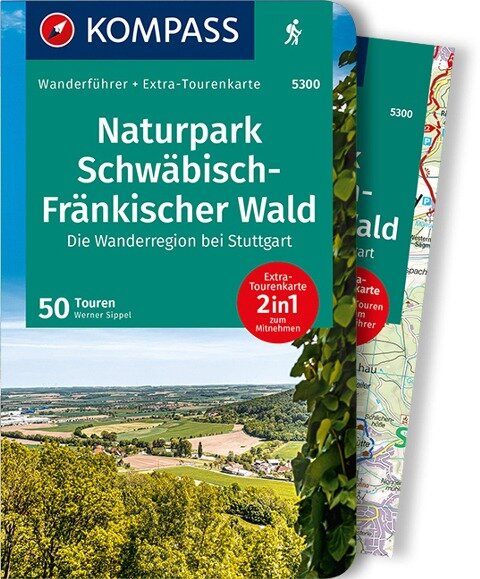 KOMPASS Wanderführer 5300 Naturpark Schwäbisch-Fränkischer Wald, Die Wanderregion bei Stuttgart