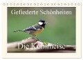 Gefiederte Schönheiten - Die Kohlmeise (Tischkalender 2024 DIN A5 quer), CALVENDO Monatskalender - Rolf Pötsch