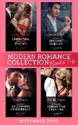 Cover-Bild zum Titel 'Modern Romance November 2020 Books 1-4: Christmas Babies for the Italian (Innocent Christmas Brides) / The Rules of His Baby Bargain / Claiming His Bollywood Cinderella / His Scandalous Christmas Princess' von 'Lynne Graham, Louise Fuller, Tara Pammi, Caitlin Crews'