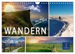 Wandern - die Welt erwartet Dich (Wandkalender 2026 DIN A4 quer), CALVENDO Monatskalender - Peter Roder